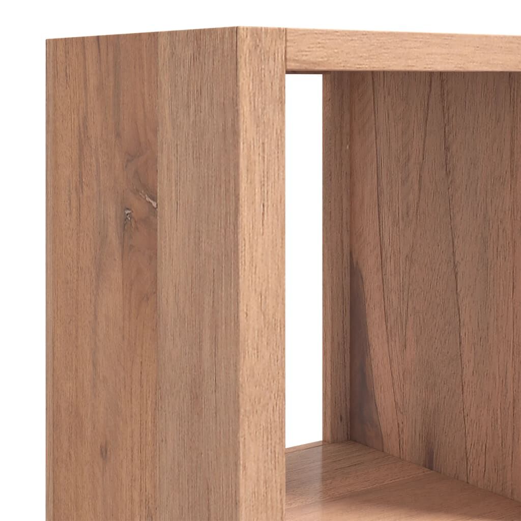 vidaXL Βιβλιοθήκη 35 x 30 x 168 εκ. από Μασίφ Ξύλο Teak