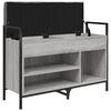 vidaXL Παπουτσοθήκη Γκρι Sonoma 85,5x32x57,5εκ. από Επεξεργασμένο Ξύλο