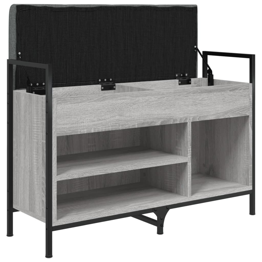 vidaXL Παπουτσοθήκη Γκρι Sonoma 85,5x32x57,5εκ. από Επεξεργασμένο Ξύλο