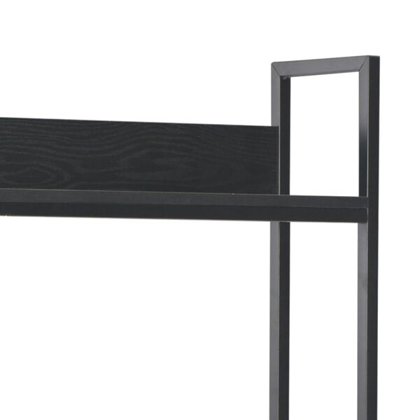 vidaXL Γραφείο Υπολογιστή Μαύρο 120 x 60 x 138 εκ.