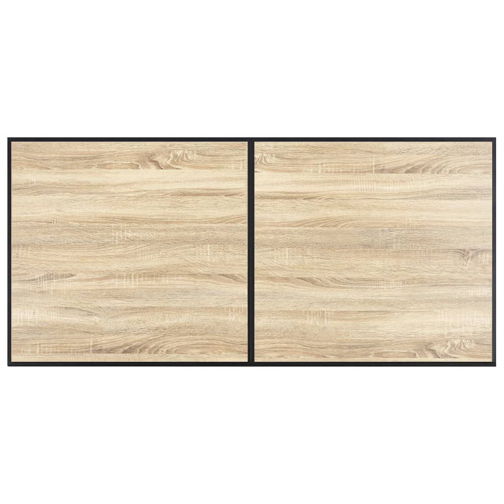 vidaXL Τραπεζαρία Χρώμα Δρυός 160 x 80 x 75 εκ. από MDF