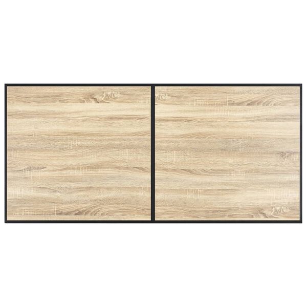 vidaXL Τραπεζαρία Χρώμα Δρυός 160 x 80 x 75 εκ. από MDF