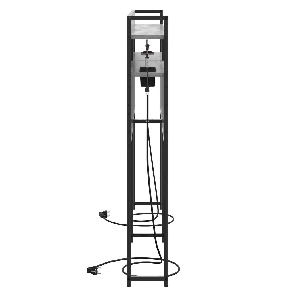 vidaXL Κεφαλάρι Αποθήκης Γκρι Sonoma 120 cm Επεξεργασμένο ξύλο