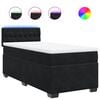vidaXL &Kappa;&rho;&epsilon;&beta;ά&tau;&iota; Boxspring &mu;&epsilon; &Sigma;&tau;&rho;ώ&mu;&alpha; &Mu;&alpha;ύ&rho;&omicron; Single &Beta;&epsilon;&lambda;&omicron;ύ&delta;&iota;&nu;&omicron;