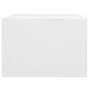 vidaXL Κομοδίνα Επιτοίχια 2 τεμ. Λευκά 50x36x25 εκ.