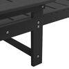 vidaXL Έπιπλα Χαλάρωσης Κήπου 3 pcs Μαύρο 38 x 38 x 46cm Πολυαιθυλένιο