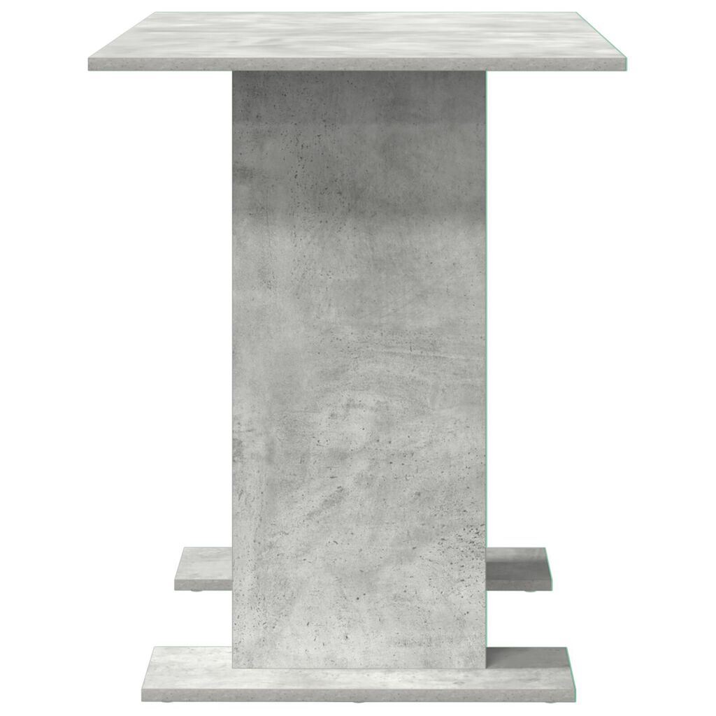 vidaXL Τραπεζαρία Γκρι του Σκυροδέματος 110x60x75 εκ. από Επεξ. Ξύλο