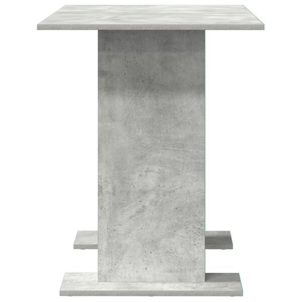 vidaXL Τραπεζαρία Γκρι του Σκυροδέματος 110x60x75 εκ. από Επεξ. Ξύλο