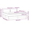 vidaXL &Kappa;&rho;&epsilon;&beta;ά&tau;&iota; Boxspring &mu;&epsilon; &Sigma;&tau;&rho;ώ&mu;&alpha; &Sigma;&kappa;&omicron;ύ&rho;&omicron; &Mu;&pi;&lambda;&epsilon; 160x200 &epsilon;&kappa;. &Beta;&epsilon;&lambda;&omicron;ύ&delta;&iota;&nu;&omicron;