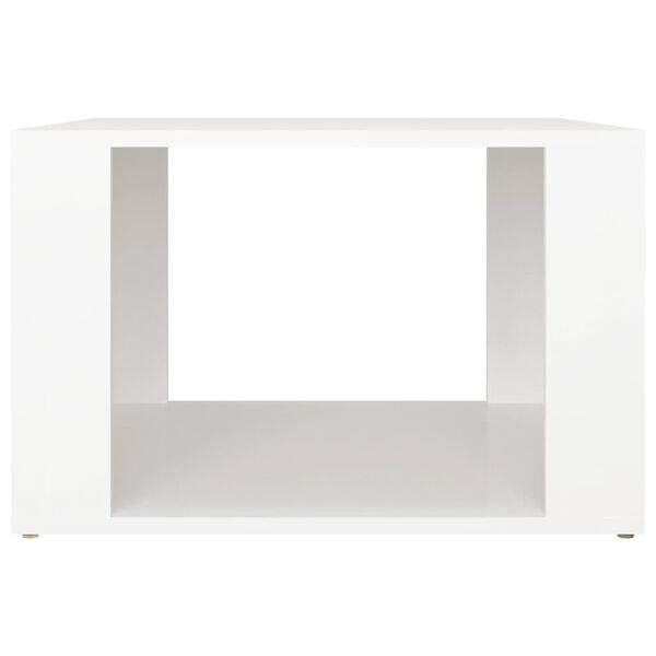 vidaXL Κομοδίνο Λευκό 57 x 55 x 36 εκ. από Επεξεργασμένο Ξύλο