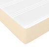 vidaXL &Kappa;&rho;&epsilon;&beta;ά&tau;&iota; Boxspring &mu;&epsilon; &Sigma;&tau;&rho;ώ&mu;&alpha; &Kappa;&rho;&epsilon;&mu; 90x190 &epsilon;&kappa;.&Upsilon;&phi;&alpha;&sigma;&mu;ά&tau;&iota;&nu;&omicron;