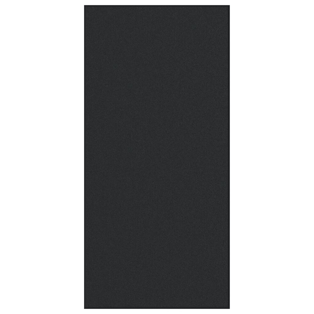 vidaXL Μαύρο Πατάκι Φιλικό για το Πλυντήριο 120x250 εκ
