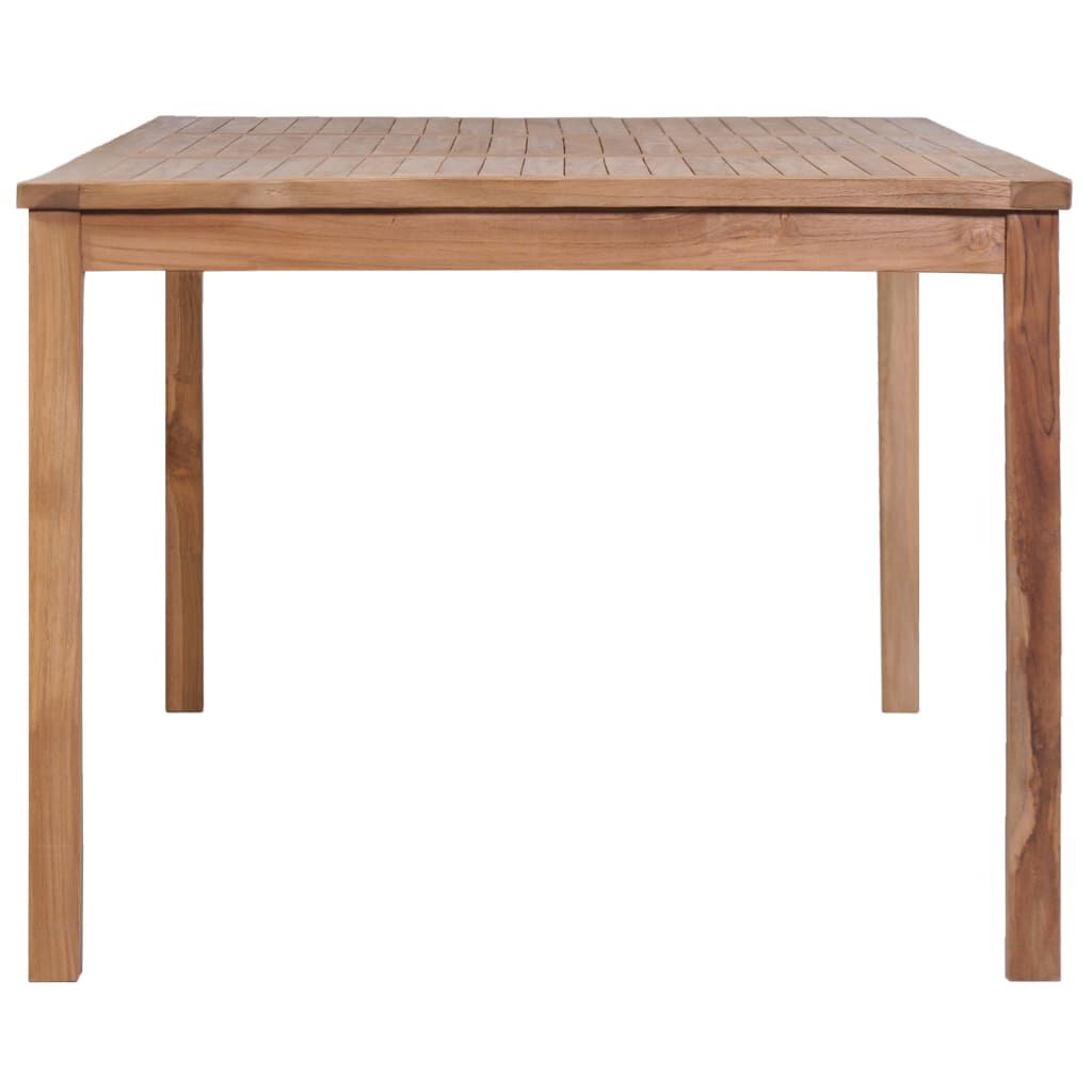 vidaXL Τραπέζι Κήπου 200 x 100 x 77 εκ. από Μασίφ Ξύλο Teak