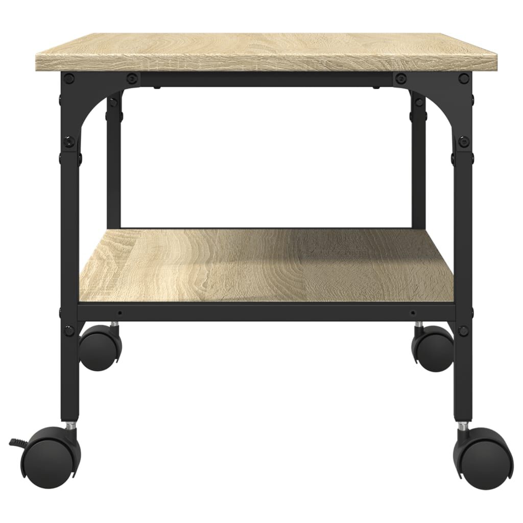 vidaXL Βάση Εκτυπωτή 2 Επιπέδων Sonoma Δρυς 50x40x38 εκ Επεξ. Ξύλο