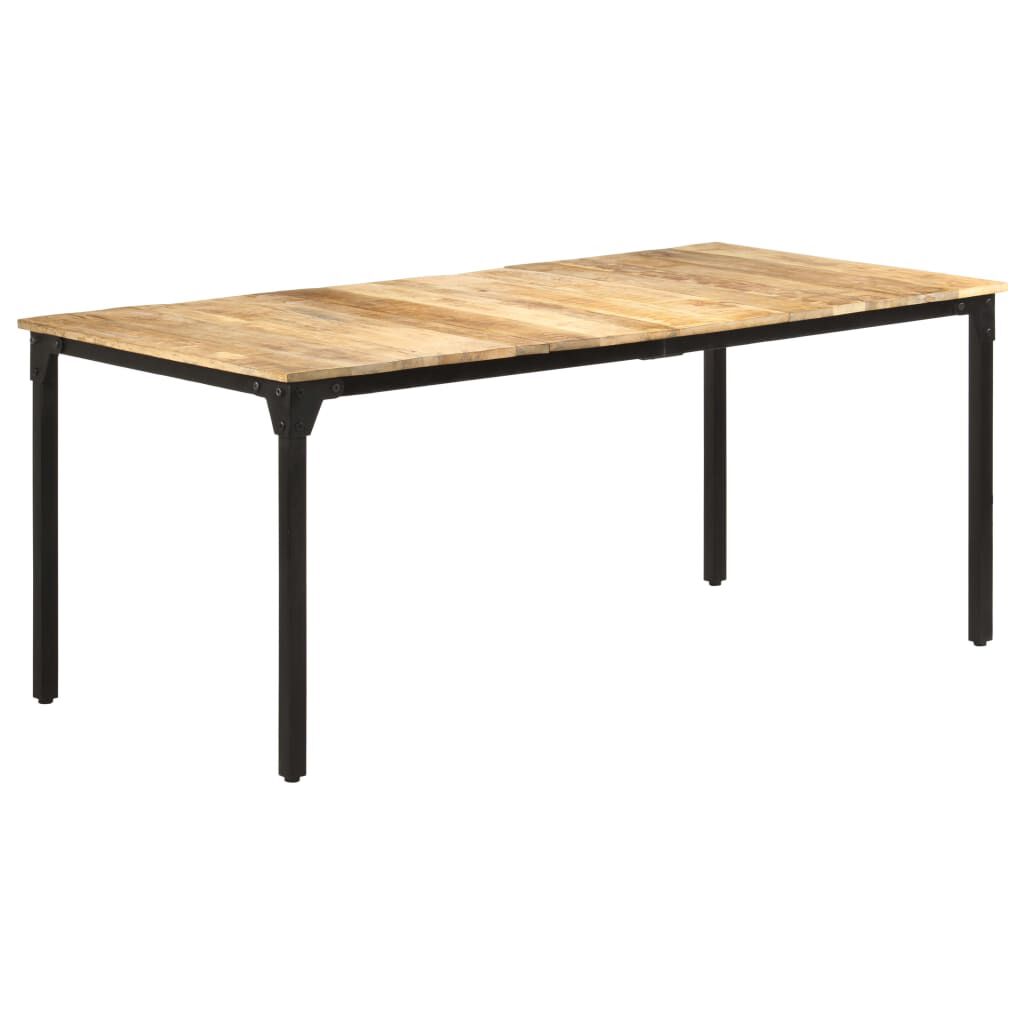 vidaXL Τραπεζαρία 180 x 90 x 76 εκ. από Ακατέργαστο Ξύλο Μάνγκο