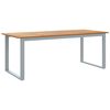 vidaXL &Tau;&rho;&alpha;&pi;έ&zeta;&iota; &Kappa;ή&pi;&omicron;&upsilon; &Gamma;&kappa;&rho;&iota; 200 x 90 x 75 cm &Sigma;&tau;&epsilon;&rho;&epsilon;ό &Xi;ύ&lambda;&omicron; &Alpha;&kappa;&alpha;&kappa;ί&alpha;&sigmaf;