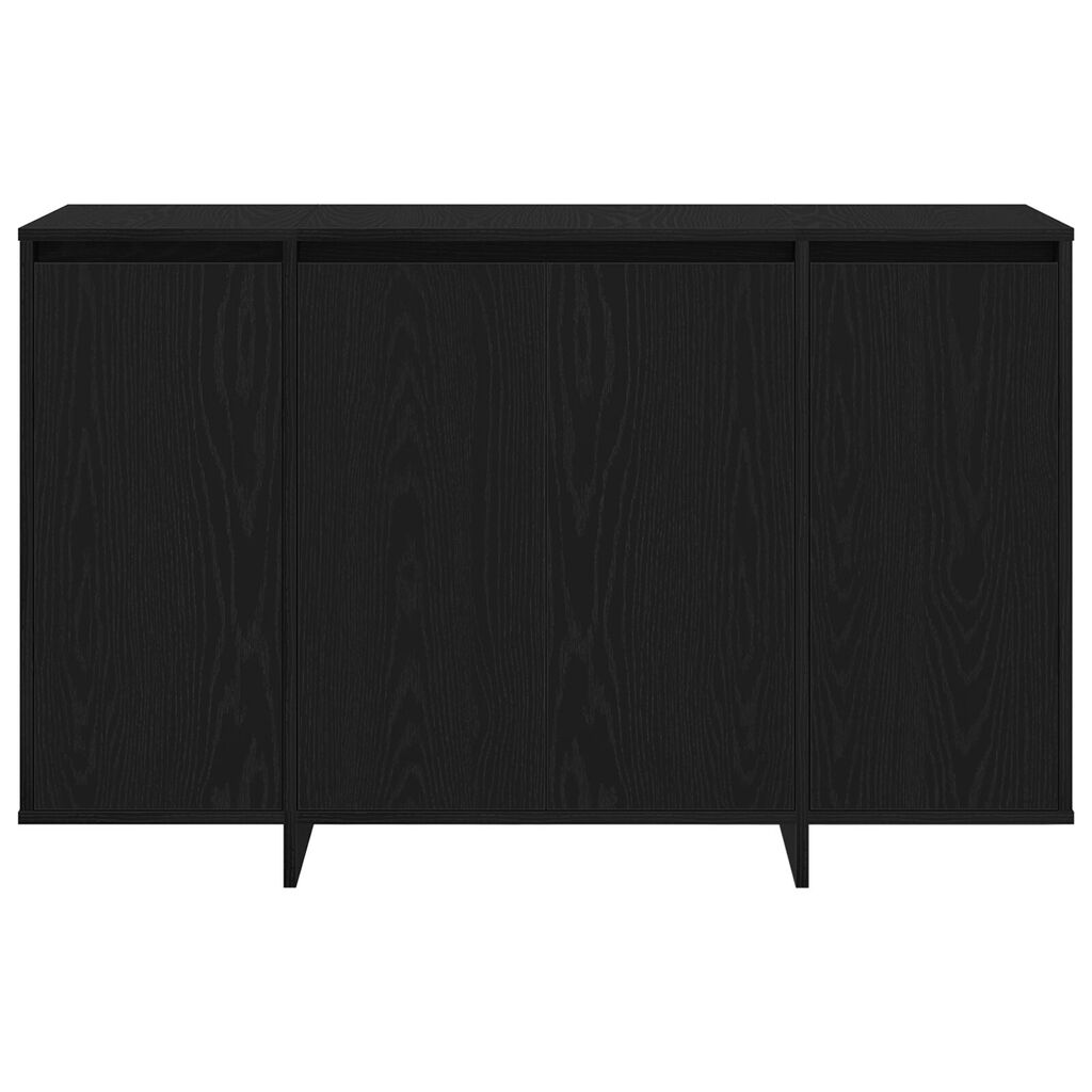 vidaXL Μαύρος Δρυς Μπουφέ Μαύρος δρυς Ξύλο 120 x 41 x 75 εκ. Μοντέρνος