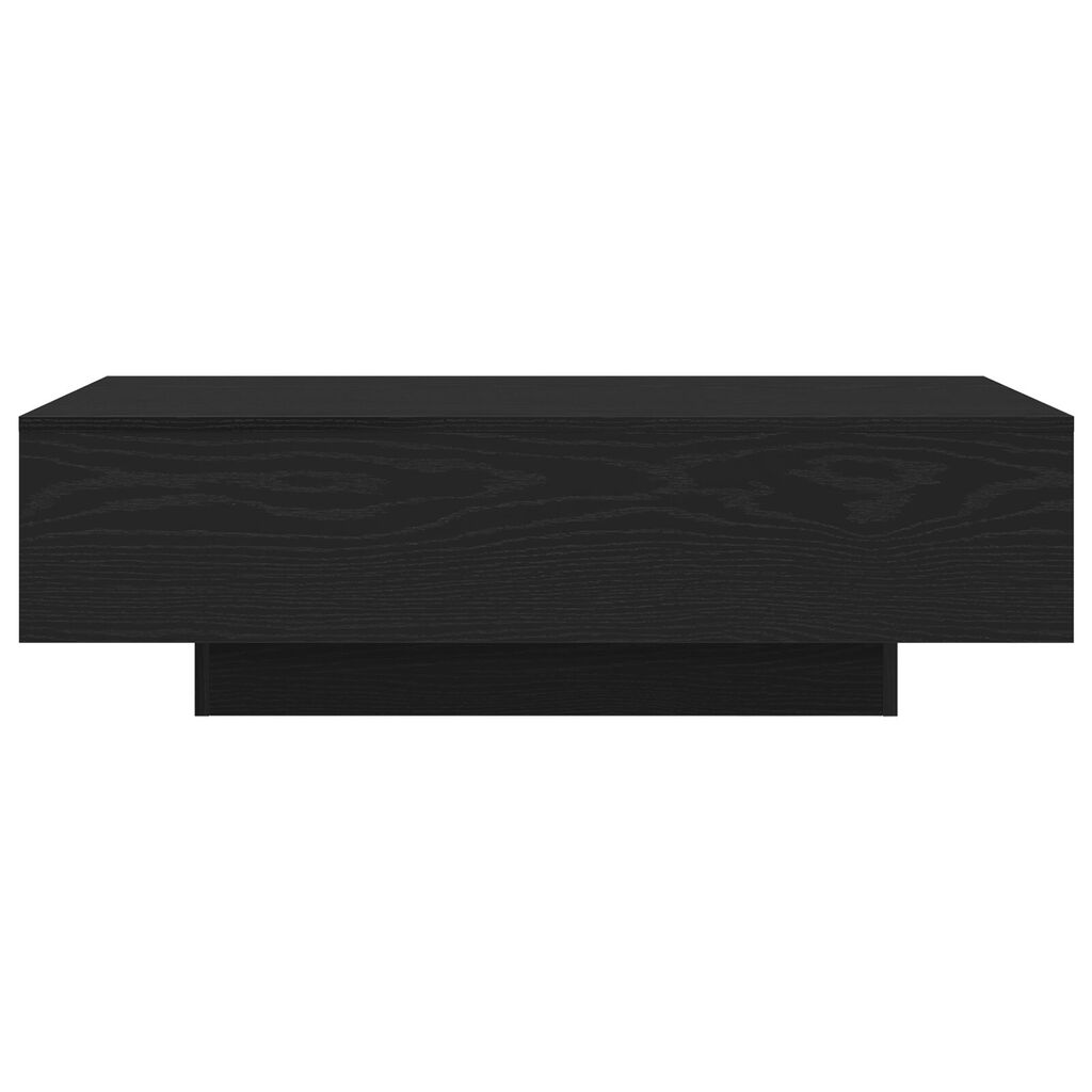 vidaXL Τραπέζι καφέ Μαύρη Δρυς 100x30x36,5 εκ Επεξεργασμένο ξύλο