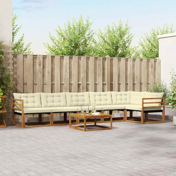 vidaXL &Sigma;&epsilon;&iota;&rho;ά &Kappa;&alpha;&nu;&alpha;&pi;έ &Epsilon;&xi;&omega;&tau;&epsilon;&rho;&iota;&kappa;&omicron;ύ &mu;&epsilon; &mu;&alpha;&xi;&iota;&lambda;ά&rho;&iota; 7 pcs &Phi;&upsilon;&sigma;&iota;&kappa;ό &kappa;&alpha;&iota; &Kappa;&rho;έ&mu;&alpha;