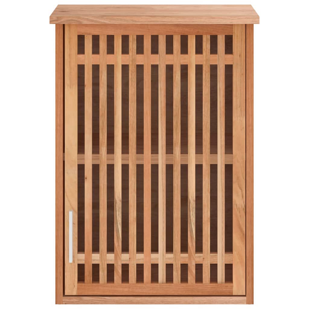 vidaXL Ντουλάπι Μπάνιου Επιτοίχιο 42x23x60 εκ. από Μασίφ Ξύλο Καρυδιάς