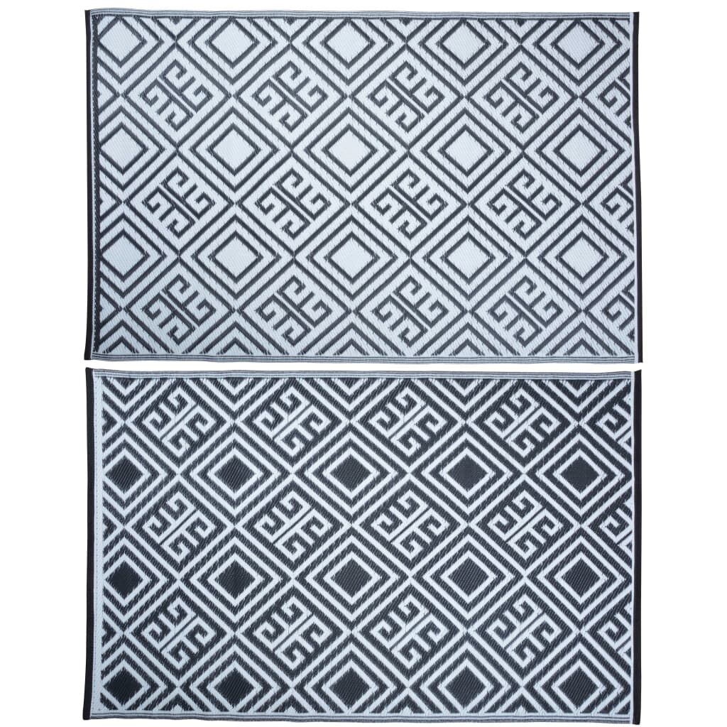 Esschert Design Χαλί Εξωτερικού Χώρου Σχέδιο Γραφικά 120x186 εκ. OC12
