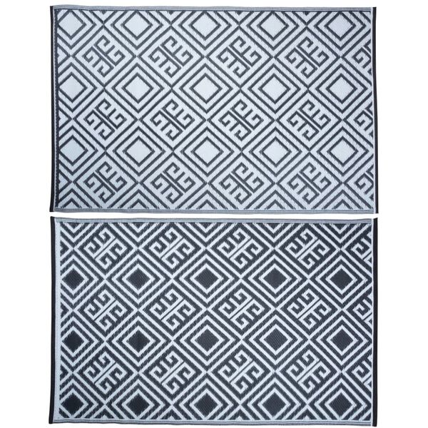Esschert Design Χαλί Εξωτερικού Χώρου Σχέδιο Γραφικά 120x186 εκ. OC12