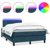 vidaXL &Kappa;&rho;&epsilon;&beta;ά&tau;&iota; Boxspring &mu;&epsilon; &Sigma;&tau;&rho;ώ&mu;&alpha; & LED &Sigma;&kappa;&omicron;ύ&rho;&omicron; &Mu;&pi;&lambda;&epsilon; 120x210 &epsilon;&kappa;. &Beta;&epsilon;&lambda;&omicron;ύ&delta;&iota;&nu;&omicron;