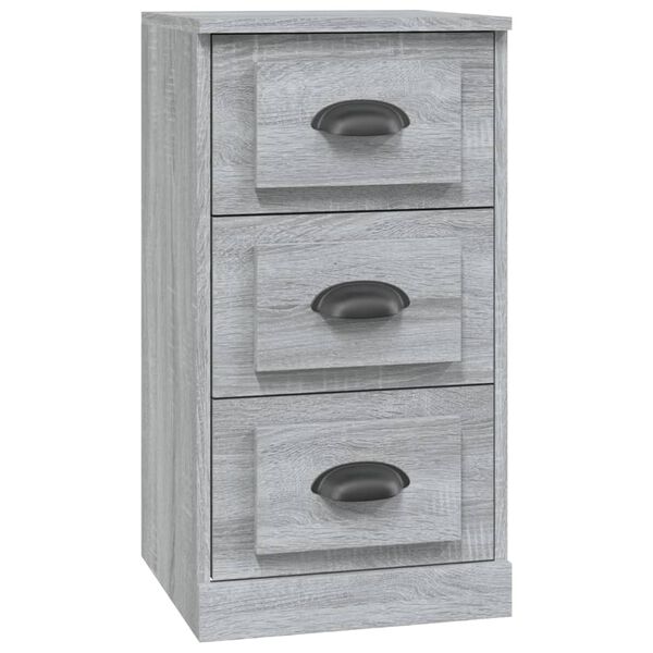 vidaXL Συρταριέρα Γκρι Sonoma 36 x 35,5 x 67,5 εκ. Επεξεργασμένο Ξύλο