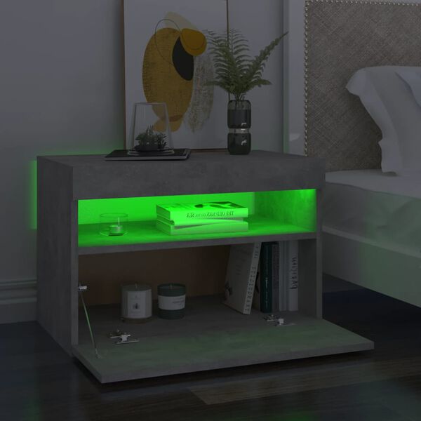 vidaXL &Kappa;&omicron;&mu;&omicron;&delta;ί&nu;&omicron; &mu;&epsilon; LED &Gamma;&kappa;&rho;&iota; &Sigma;&kappa;&upsilon;&rho;&omicron;&delta;έ&mu;&alpha;&tau;&omicron;&sigmaf; 60 x 35 x 40 &epsilon;&kappa;.