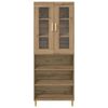 vidaXL Highboard Artisan Oak 69,5 x 34 x 180 &epsilon;&kappa;.