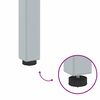 vidaXL Ξαπλώστρα 1-πρόσωπο Γκρι 200 x 55 x 35 εκ. Μασίφ ξύλο ακακίας