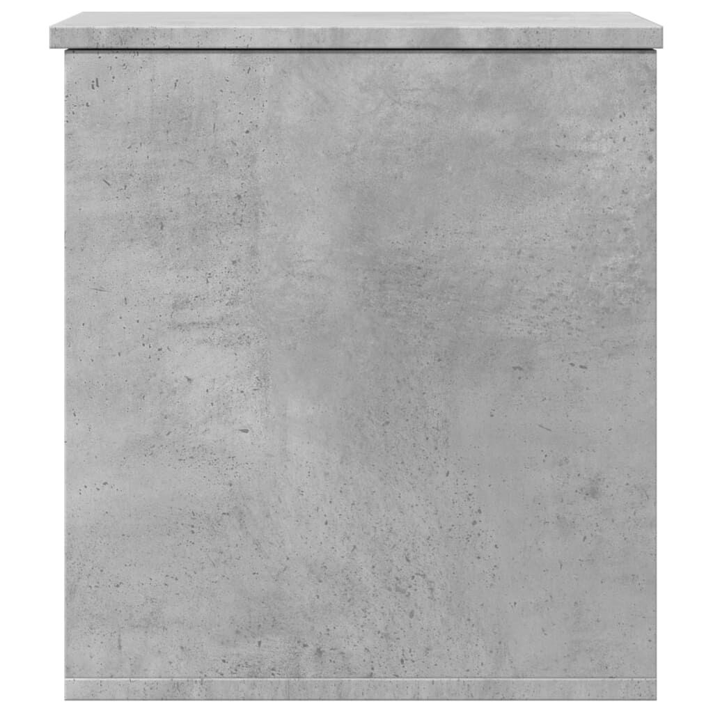 vidaXL Κουτί Αποθήκευσης Γκρι Σκυροδέματος 40x42x46 εκ. Επεξεργ. Ξύλο