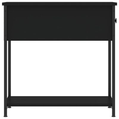 vidaXL Κομοδίνο Μαύρο 30 x 60 x 60 εκ. από Επεξεργασμένο Ξύλο