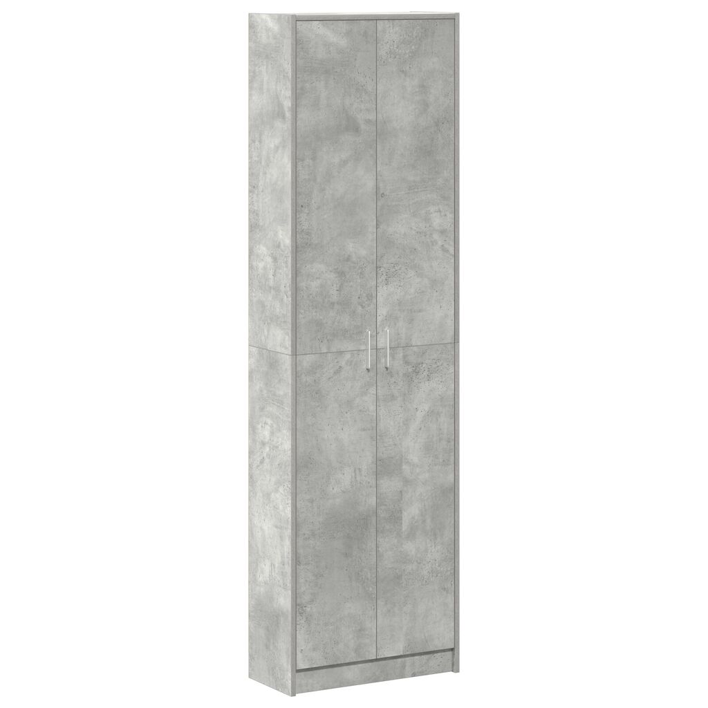vidaXL ντουλάπα Σκούρο Γκρι 55x25x189 cm Ξύλο