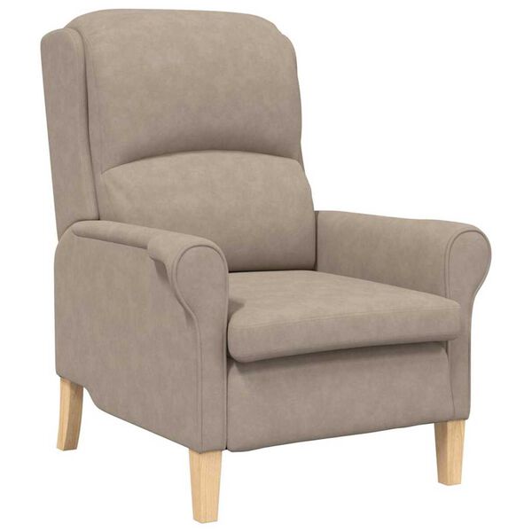 vidaXL Πολυθρόνα Taupe 76 x 94 x 102 εκ. Μικροΐνες