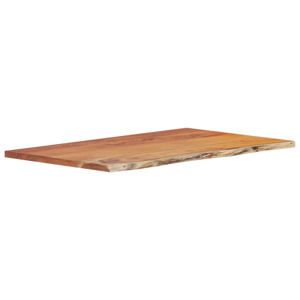 vidaXL Πάγκος Μπάνιου Ορθογώνιος 90x60x2,5 εκ. από Μασίφ Ξύλο Ακακίας