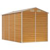 vidaXL Αποθήκη Κήπου Ανοιχτό Γκρι 191x300x198 εκ. Γαλβανισμένο Ατσάλι