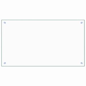 vidaXL Πλάτη Κουζίνας Διαφανής 90 x 50 εκ. από Ψημένο Γυαλί