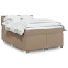 vidaXL &Kappa;&rho;&epsilon;&beta;ά&tau;&iota; Boxspring &mu;&epsilon; &Sigma;&tau;&rho;ώ&mu;&alpha; &Kappa;&alpha;&pi;&omicron;&upsilon;&tau;&sigma;ί&nu;&omicron; 140x200&epsilon;&kappa;.&alpha;&pi;ό &Sigma;&upsilon;&nu;&theta;.&Delta;έ&rho;&mu;&alpha;