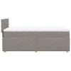 vidaXL &Kappa;&rho;&epsilon;&beta;ά&tau;&iota; Boxspring &mu;&epsilon; &Sigma;&tau;&rho;ώ&mu;&alpha; Taupe 90x200 &epsilon;&kappa;. &Upsilon;&phi;&alpha;&sigma;&mu;ά&tau;&iota;&nu;&omicron;