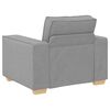 vidaXL Σετ Καναπέ με μαξιλάρι 3 pcs Γκρι 220 x 78 x 84 εκ. ύφασμα