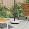 vidaXL Βάση ομπρέλας Απαλός Γκρι και Μαύρος 45 x 45 x 40 cm