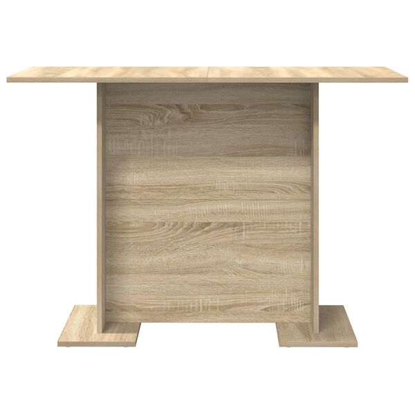 vidaXL Τραπεζαρία Sonoma Δρυς 110 x 60 x 75 εκ. από Επεξ. Ξύλο