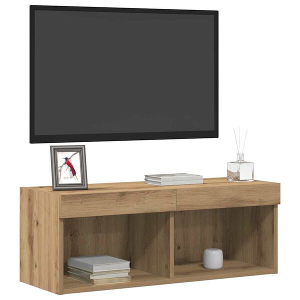 vidaXL Σετ επίπλου τηλεόρασης 2 pcs Artisan Oak 80 x 30 x 30 εκ