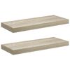 vidaXL &Rho;ά&phi;&iota;&alpha; &Tau;&omicron;ί&chi;&omicron;&upsilon; 2 &tau;&epsilon;&mu;. &Chi;&rho;ώ&mu;&alpha; &Delta;&rho;&upsilon;ό&sigmaf; 60x23,5x3,8 &epsilon;&kappa;. MDF
