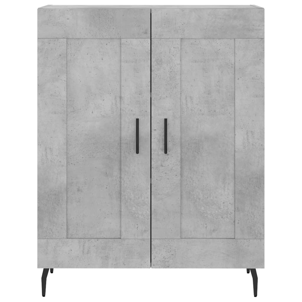 vidaXL Ντουλάπι Γκρι Σκυροδέματος 69,5x34x90 εκ. Επεξεργασμένο Ξύλο