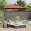 vidaXL Ομπρέλα Cantilever Banana Τερακότα 249 x 249 x 250 εκ.