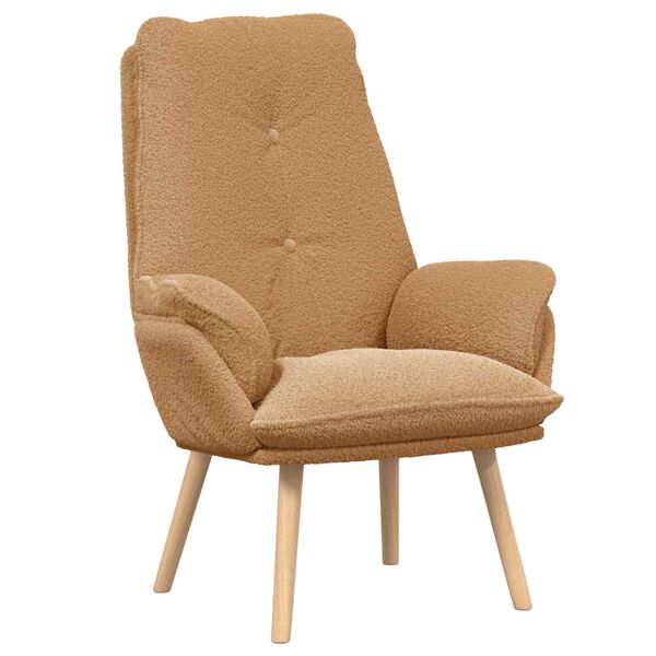 vidaXL Χαλαρωτική Πολυθρόνα Μπεζ 69 x 74 x 93 εκ. ύφασμα