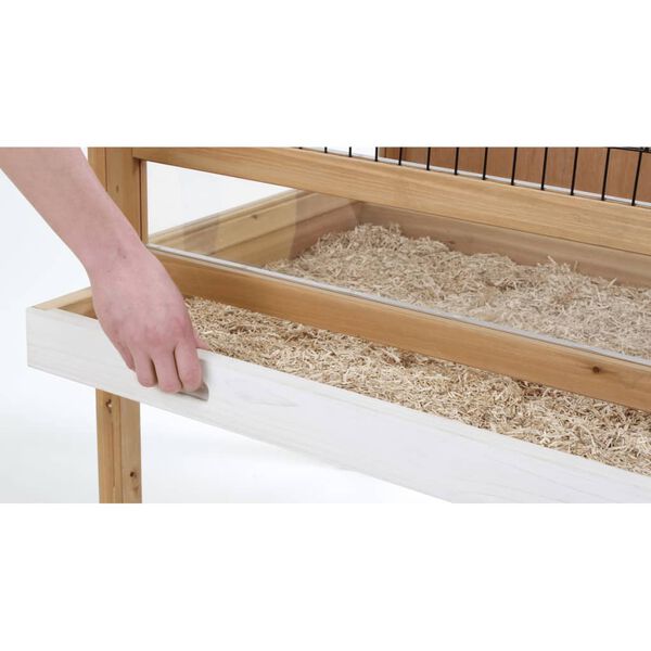 Kerbl Κλουβί Μικρών Ζώων Indoor Deluxe 115x60x92,5 εκ. Ξύλινο 82725