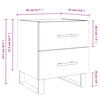vidaXL Κομοδίνο Sonoma Δρυς 40 x 35 x 47,5 εκ. από Επεξεργασμένο Ξύλο